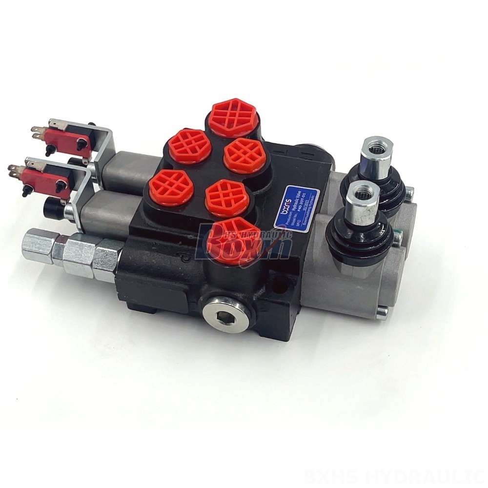 7-spool Hydraulic Valve Tailor Your Hydraulics: OEM & ODM Services for P40 Micro Switch Valve detail image